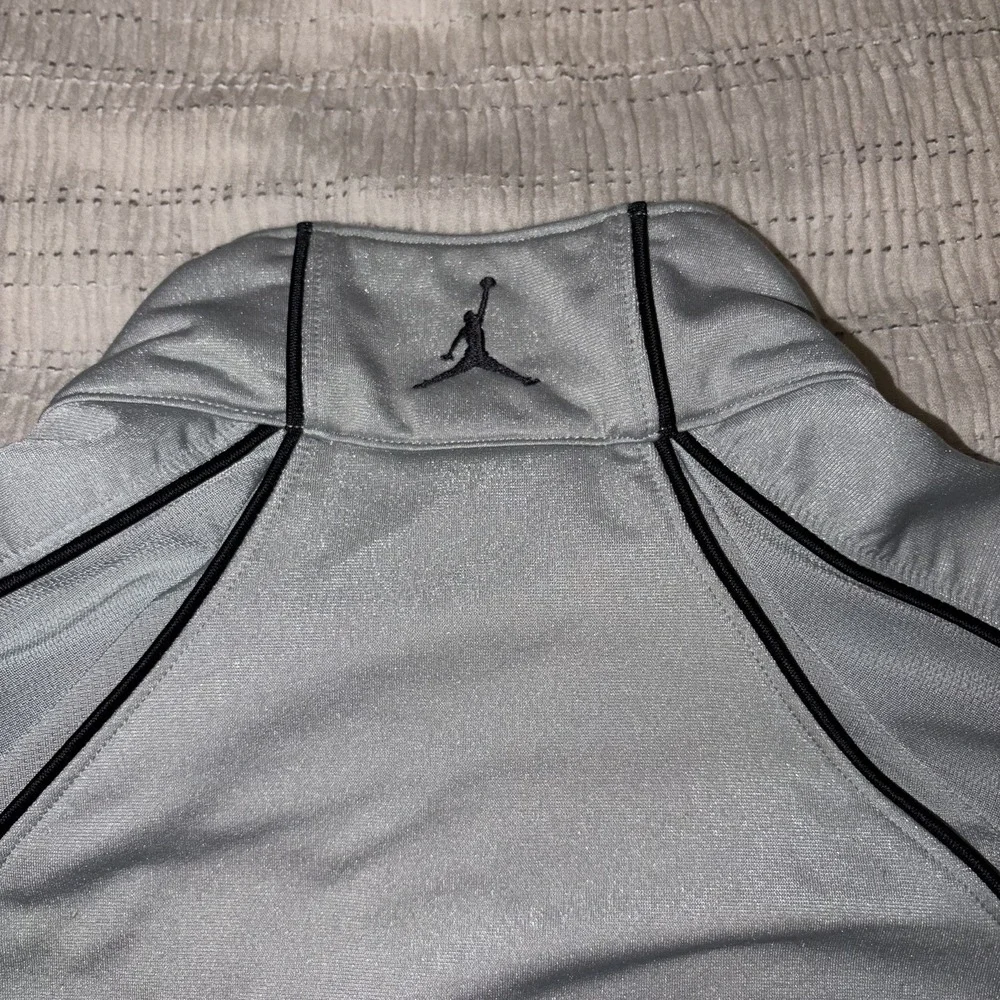 Nike‎ Air Jordan Track Jacket Mens XL Gray Full Zip Athletic Warm Up Lightweight